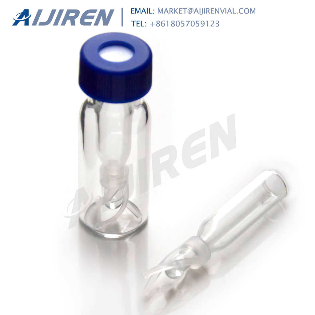 Flat bottom 250ul 2ml vial insert suit for 9-425 Perkin Elmer